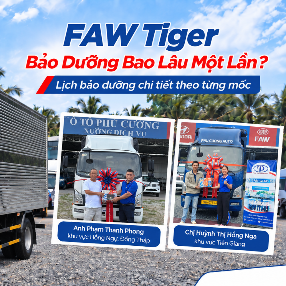 Bàn giao FAW JH6 Đầu kéo